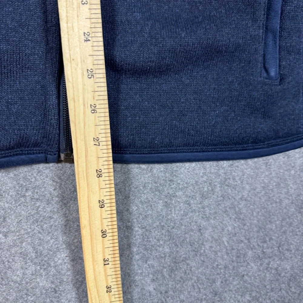 Patagonia Better Sweater Mens Large Navy Blue Full Zip Fleece Jacket 25528 *